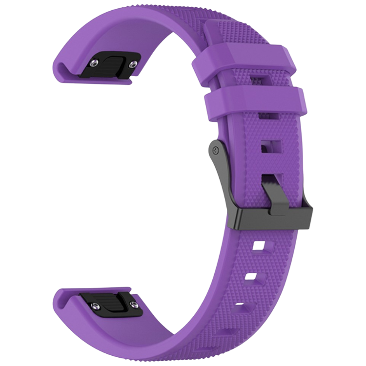 Pašček za uro "Techsuit QuickFit Silicone 26mm" Garmin Fenix 3/3 HR/5X/5X Plus/6X/6X Pro/7X/7X Pro Solar – Infostyle – V