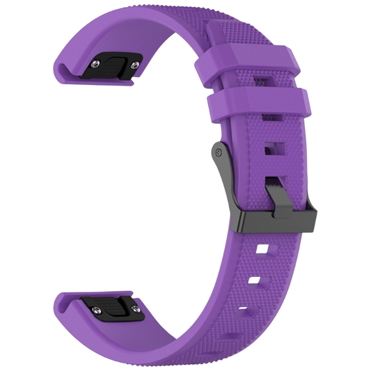 Pašček za uro "Techsuit QuickFit Silicone 26mm" Garmin Fenix 3/3 HR/5X/5X Plus/6X/6X Pro/7X/7X Pro Solar – Infostyle – V
