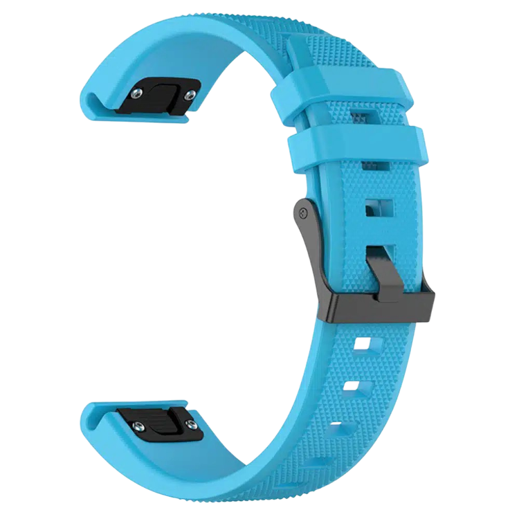 Pašček za uro "Techsuit QuickFit Silicone 26mm" Garmin Fenix 3/3 HR/5X/5X Plus/6X/6X Pro/7X/7X Pro Solar – Infostyle – M