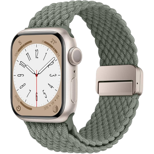 Pašček za uro "HITZEE Nylon" Apple Watch 41/40/38mm – Infostyle – Zelena