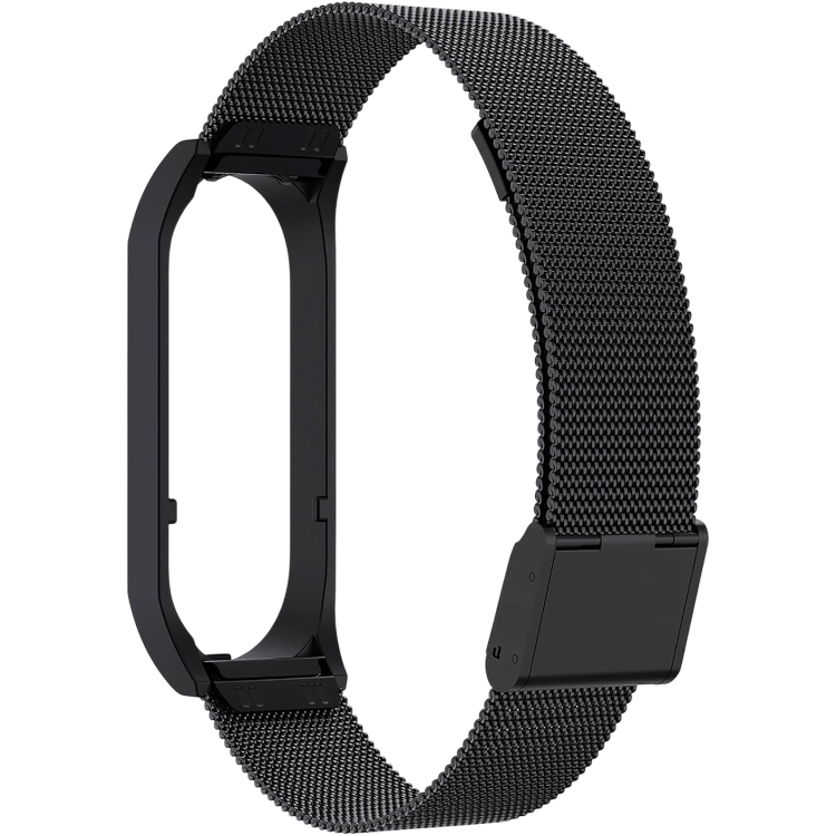Pašček za uro z okvirjem "Milanese Style" Xiaomi Mi Band 8 – Infostyle – Črna