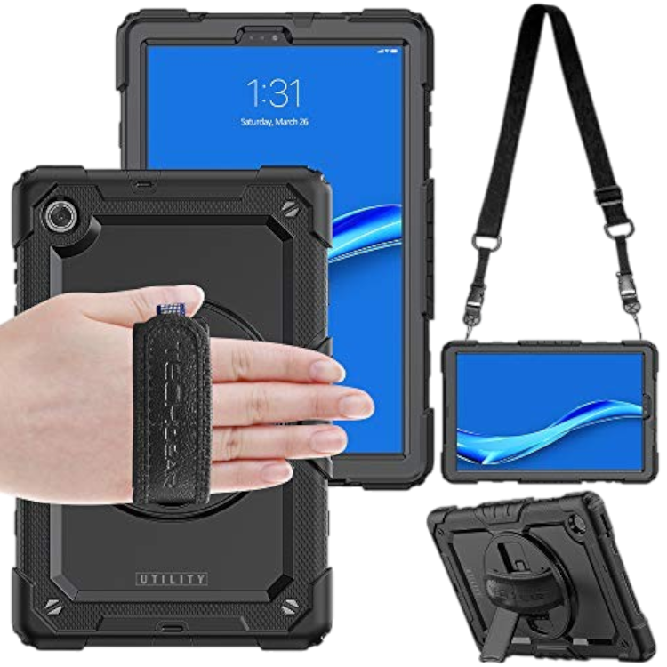 Ovitek za tablico "TECHGEAR Utility" Lenovo Tab K10/Lenovo Tab M10 Plus 2020 10.3" – Infostyle – Črna