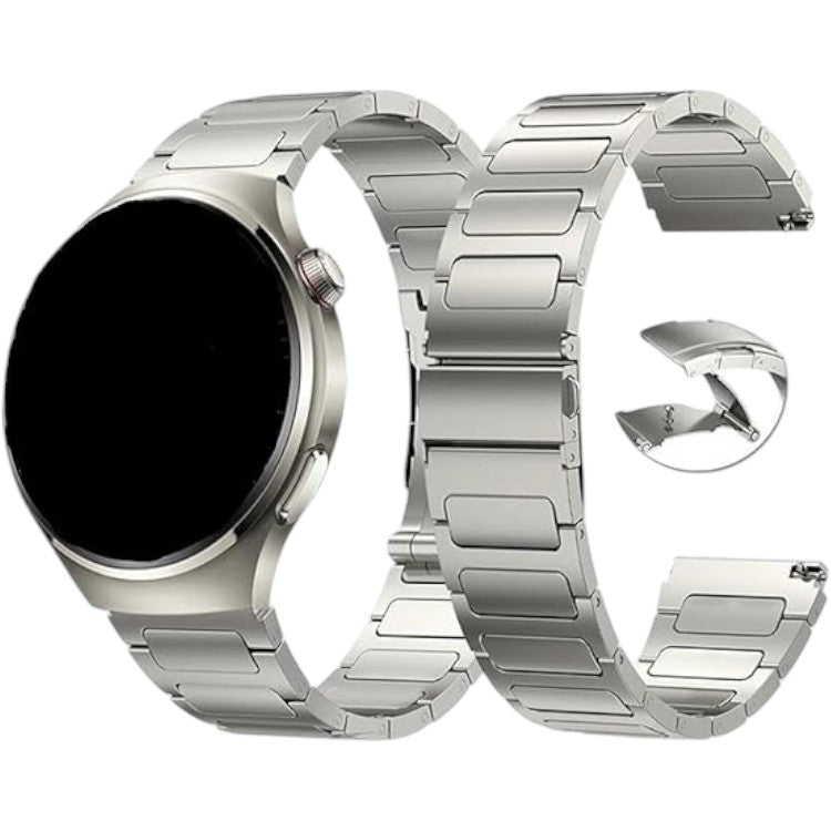 Pašček za uro "Miimal Metal Band Titanium" Huawei Watch 4/4 Pro/Watch 3/3 Pro 46mm – Infostyle