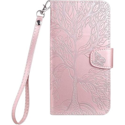Preklopna torbica "Tree" Huawei Mate 20 Pro – Infostyle – Roza