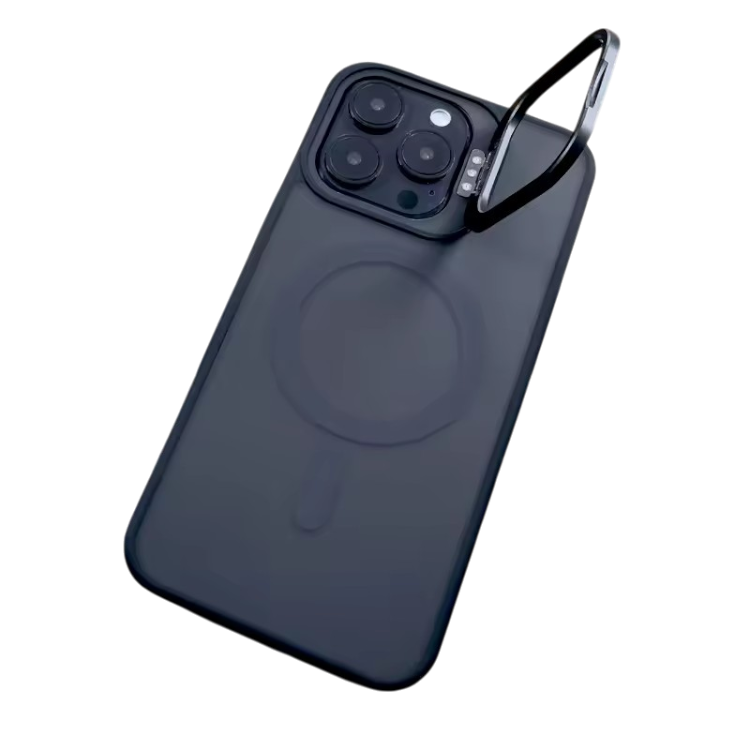 Ovitek za telefon s stojalom "MagSafe" iPhone 15 Pro Max – Infostyle – Črna