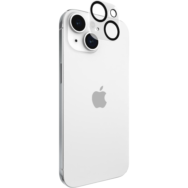 Zaščita za kamero "Black Border" iPhone 15/15 Plus – Infostyle