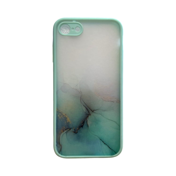 Ovitek "Marble" za iPhone 7 Plus/ 8 Plus – Infostyle – Zelena / PC + TPU silikon