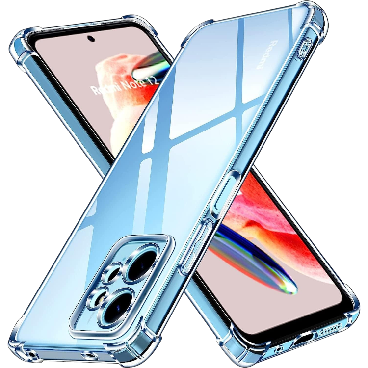 Ovitek za telefon "Ivoler" Xiaomi Redmi Note 12 4G – Infostyle – Prozorna