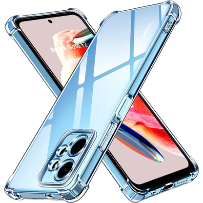 Ovitek za telefon "Ivoler" Xiaomi Redmi Note 12 4G – Infostyle – Prozorna