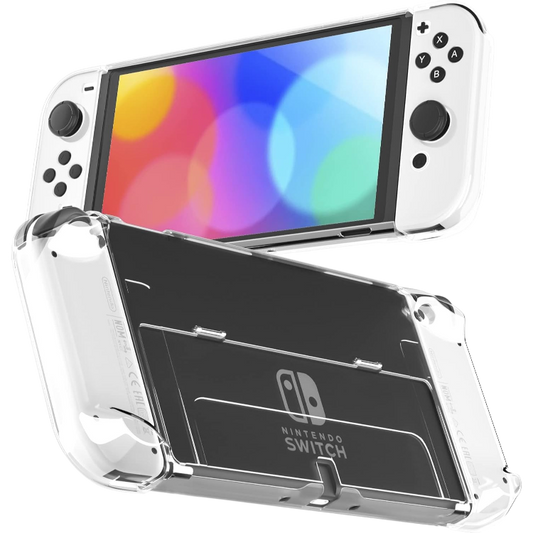 Ovitek za igralno konzolo "RHOTALL" Nintendo Switch OLED – Infostyle – Prozorna