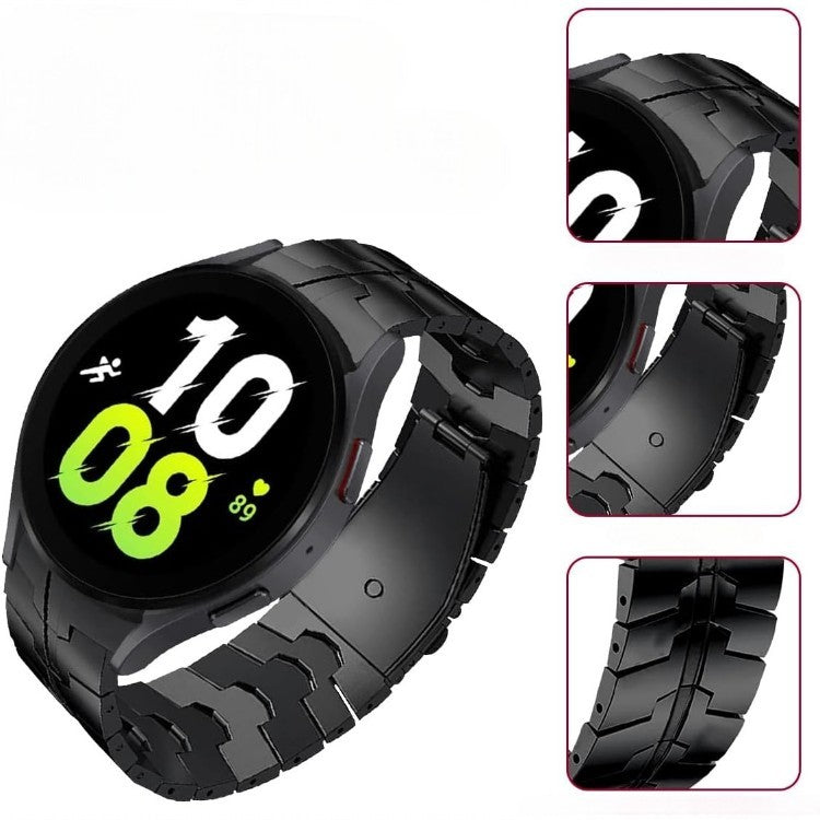 Pašček za uro "Titan Black - Miimall" Samsung Galaxy Watch 7/FE/6/5/4 40mm/44mm – Infostyle