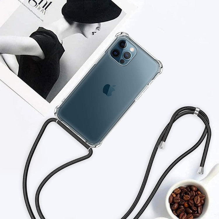Ovitek za telefon z vrvico "Rosyhuelle" iPhone 12/12 Pro – Infostyle