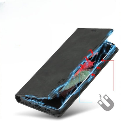 Preklopna torbica "Ailicici Leather" Samsung Galaxy S21 Ultra – Infostyle