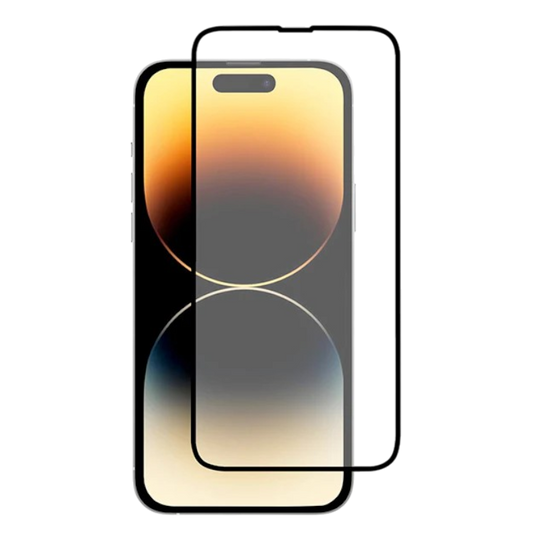 Zaščitno steklo "Black Border" iPhone 15 Pro Max – Infostyle