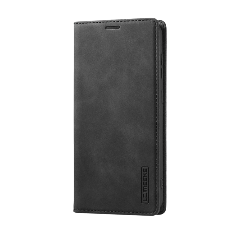 Preklopna torbica + zaščitno steklo "Infostyle" Samsung Galaxy S23 – Črna
