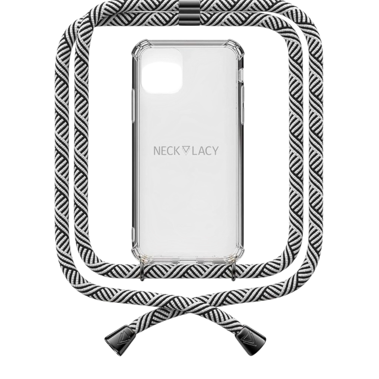 Ovitek za telefon z vrvico "NECKLACY" iPhone 12/12 Pro – Infostyle – Prozorna