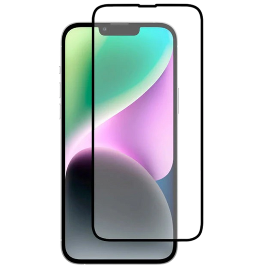 Zaščitno steklo "Black Border" iPhone 14 – Infostyle