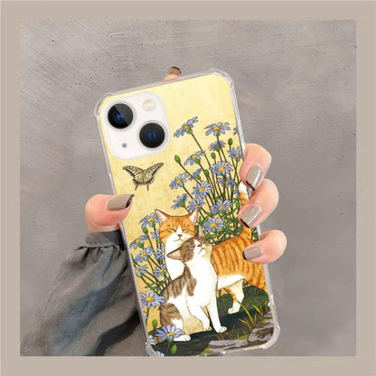 Ovitek za telefon "Cat Flower" iPhone 14 Plus – Infostyle