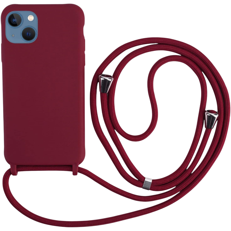 Ovitek za telefon z vrvico "2ndSpring" iPhone 14 – Infostyle – Črna