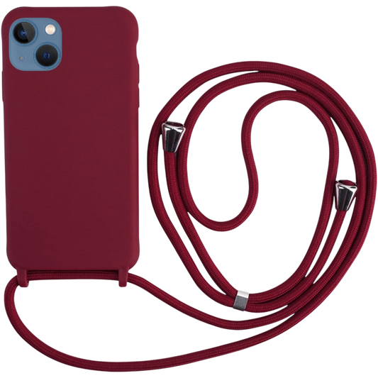 Ovitek za telefon z vrvico "2ndSpring" iPhone 14 – Infostyle – Črna