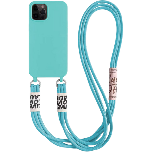 Ovitek za telefon z vrvico "Bakicey" iPhone 12 Mini – Infostyle – Modra