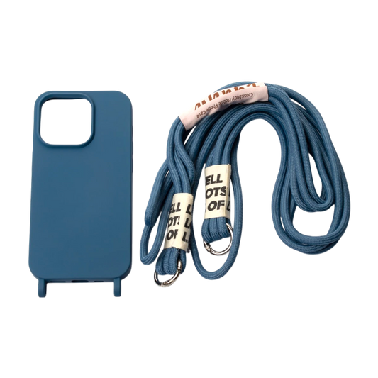 Ovitek za telefon z vrvico "Bakicey" iPhone 12 Pro Max – Infostyle – Modra