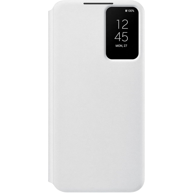 Preklopna torbica "Original Samsung Clear View" Samsung Galaxy S22 Plus 5G – Infostyle – Bela