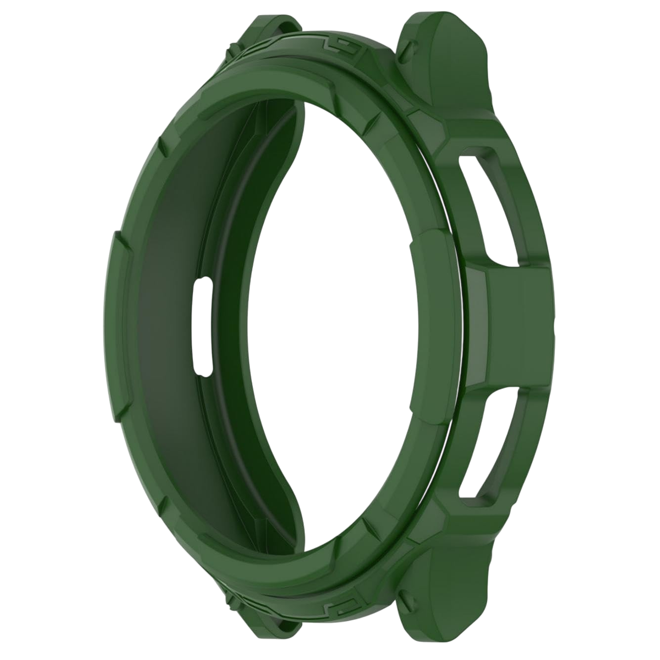 Ovitek + zaščitno steklo za pametno uro "GIOPUEY" Samsung Galaxy Watch 6 Classic 47mm – Infostyle – Zelena