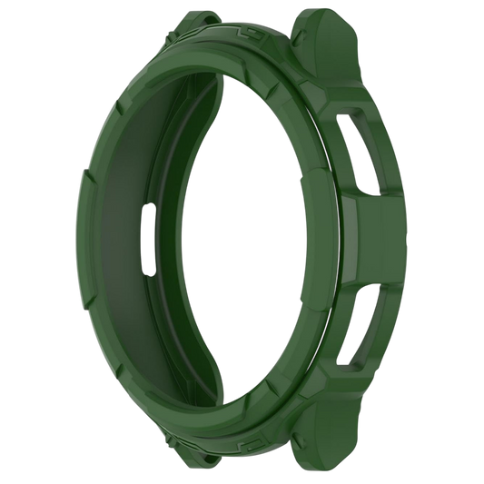 Ovitek + zaščitno steklo za pametno uro "GIOPUEY" Samsung Galaxy Watch 6 Classic 47mm – Infostyle – Zelena