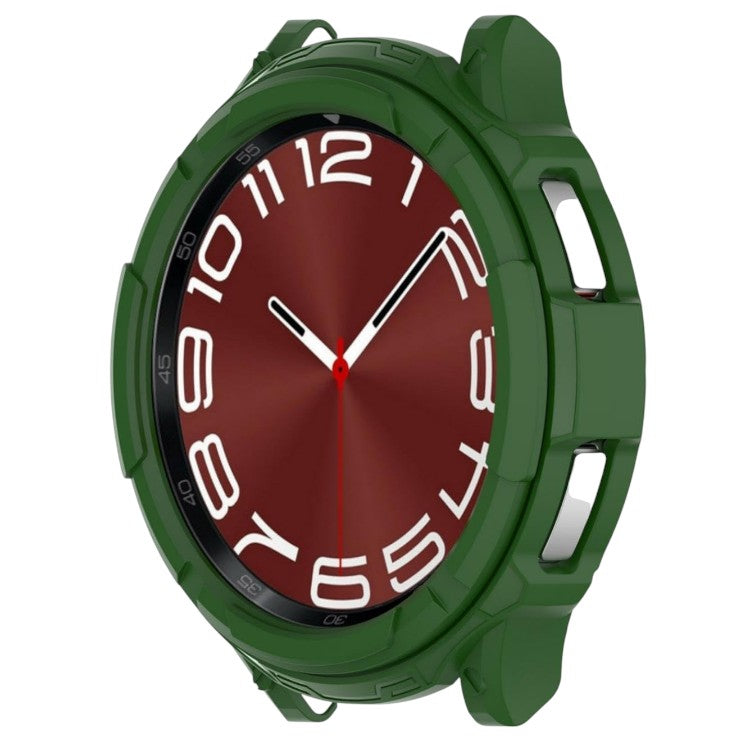 Ovitek + zaščitno steklo za pametno uro "GIOPUEY" Samsung Galaxy Watch 6 Classic 47mm – Infostyle