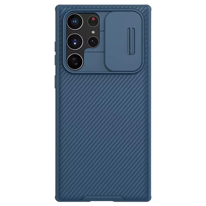 Ovitek za telefon "Nillkin CamShield PRO" Samsung Galaxy S22 Ultra – Infostyle – Modra