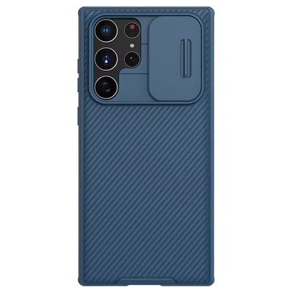 Ovitek za telefon "Nillkin CamShield PRO" Samsung Galaxy S22 Ultra – Infostyle – Modra