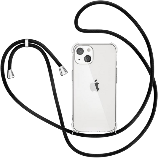 Ovitek za telefon z vrvico + dodatna vrvica + držalo Ring za iPhone 13 – Infostyle