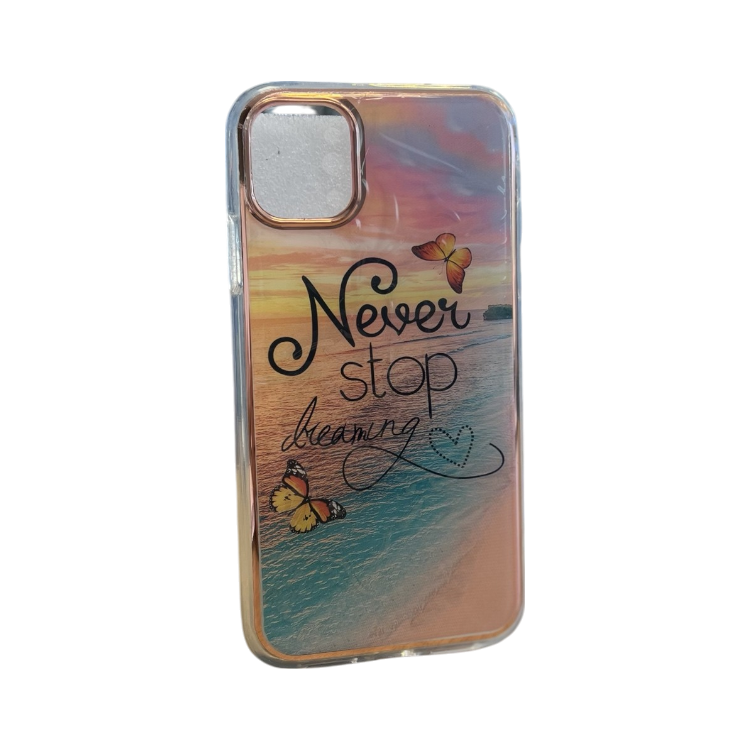 Ovitek za telefon "Silicone - Never stop dreaming" iPhone 11 – Infostyle