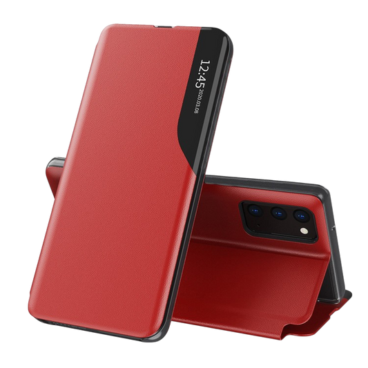 Preklopna torbica "Techsuit" Samsung Galaxy S22 Plus – Infostyle – Rdeča