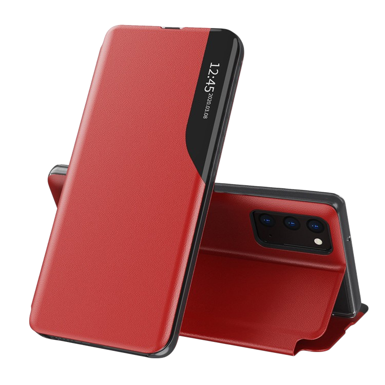 Preklopna torbica "Techsuit" Xiaomi Redmi 10C – Rdeča