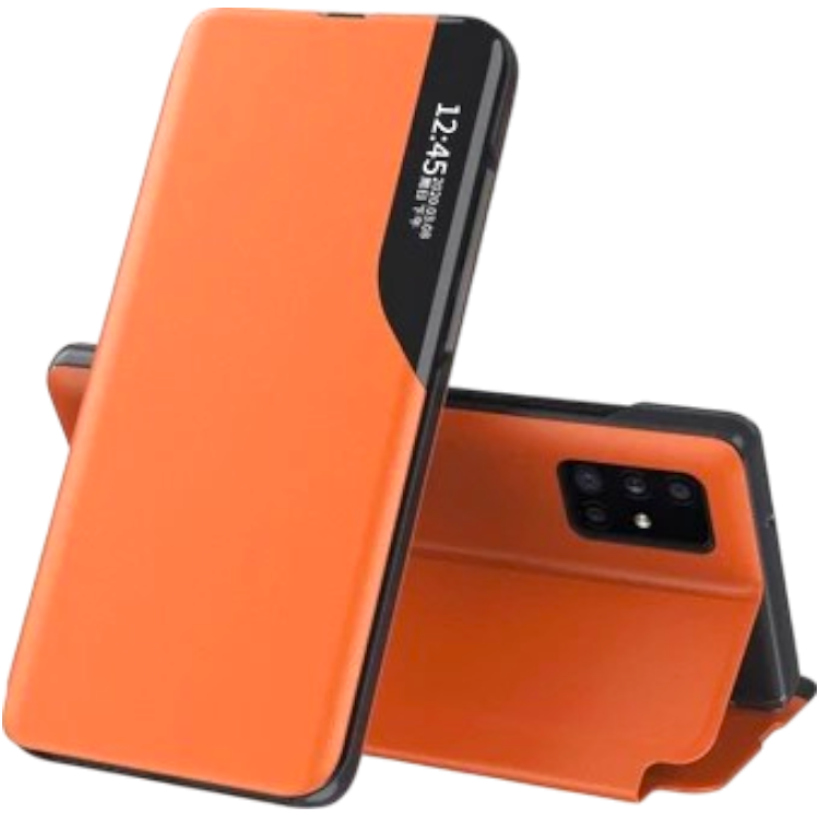Preklopna torbica "Techsuit" Xiaomi Redmi 10C – Infostyle – Oranžna
