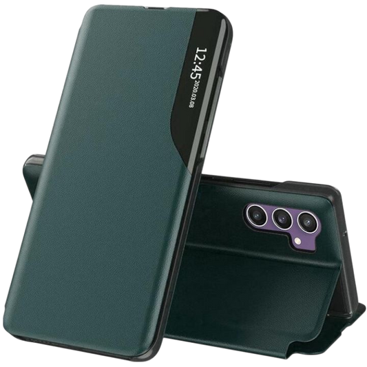 Preklopna torbica "Techsuit" Xiaomi Redmi 10C – Zelena
