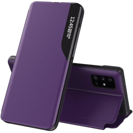 Preklopna torbica "Techsuit" Xiaomi Redmi 10c – Infostyle – Vijolična