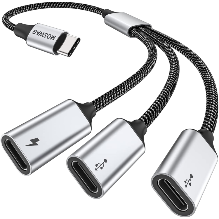 MOSWAG USB C na 3x USB C adapter 60W – Infostyle