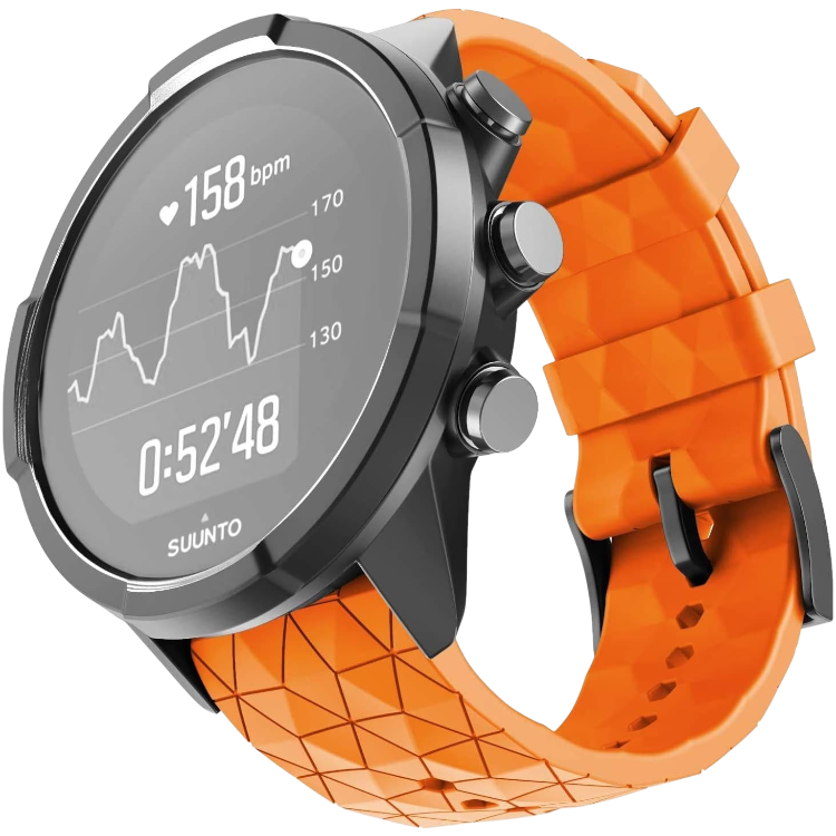 Pašček za uro Suunto 9/Suunto 7/Suunto 9 Baro 24mm – Infostyle – Oranžna