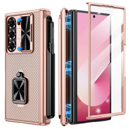 Ovitek za telefon 360 "DoeShine" Samsung Galaxy Z Fold 5 – Infostyle – Roza