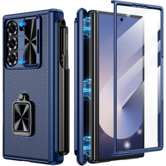 Ovitek za telefon 360 "DoeShine" Samsung Galaxy Z Fold 5 – Infostyle – Modra