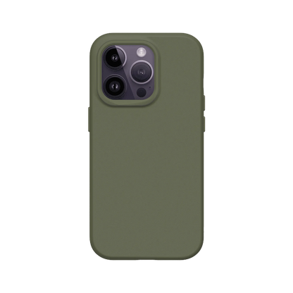 Ovitek "SolidSuit" za iPhone 14 Pro – RhinoShield – Temno zelena / TPU silikon