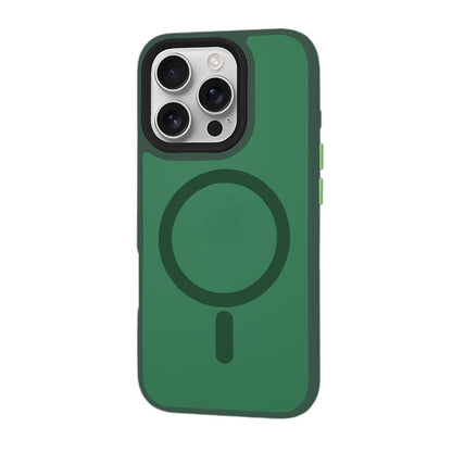 Silikonski ovitek "MagSafe Series" za iPhone 16 Pro - temno zelen – Techsuit