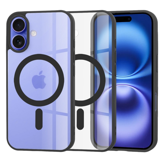 Silikonski ovitki "MagSafe Pro" za iPhone 16 - več barv – Techsuit – Črna / TPU silikon