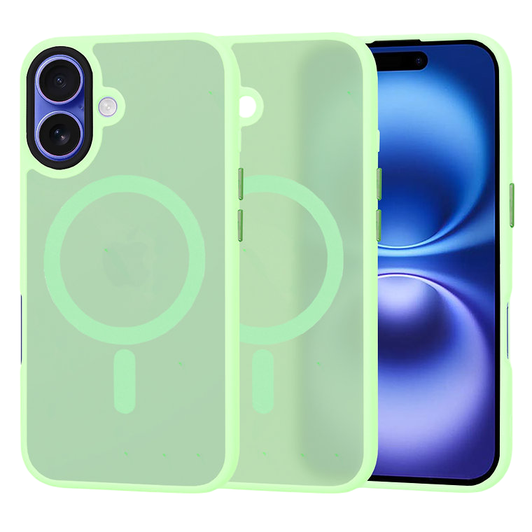 Silikonski ovitek "MagSafe Series" za iPhone 16 - zelen – Techsuit – Zelena / TPU silikon
