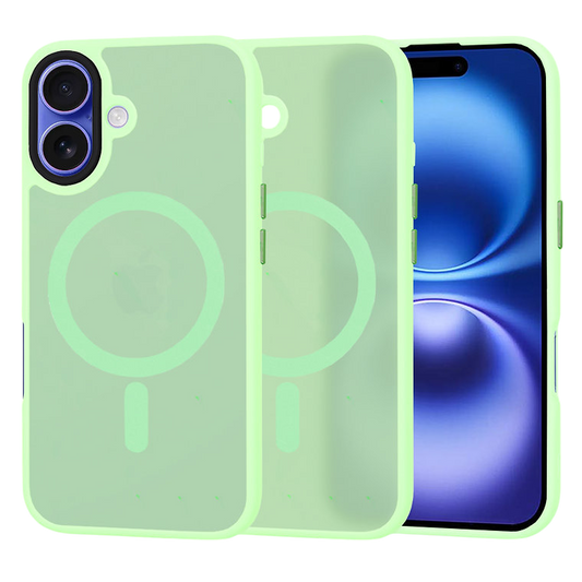 Silikonski ovitek "MagSafe Series" za iPhone 16 - zelen – Techsuit – Zelena / TPU silikon