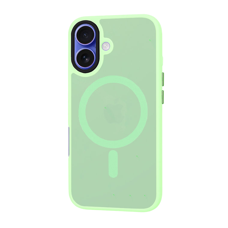 Silikonski ovitek "MagSafe Series" za iPhone 16 - zelen – Techsuit