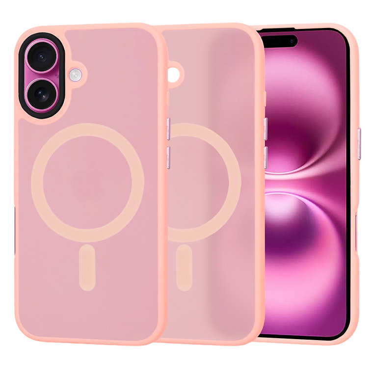 Silikonski ovitek "MagSafe Series" za iPhone 16 Plus - roza – Techsuit – Roza / TPU silikon